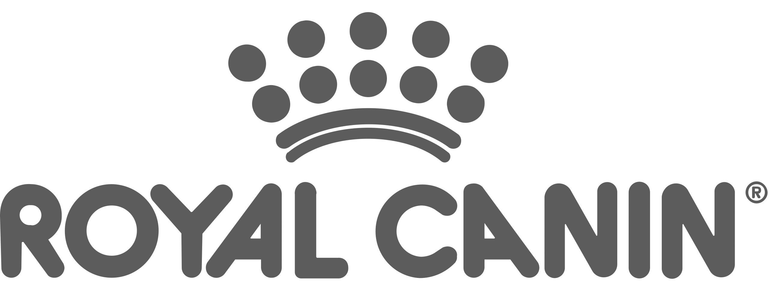 Royal Canin logo in black and white